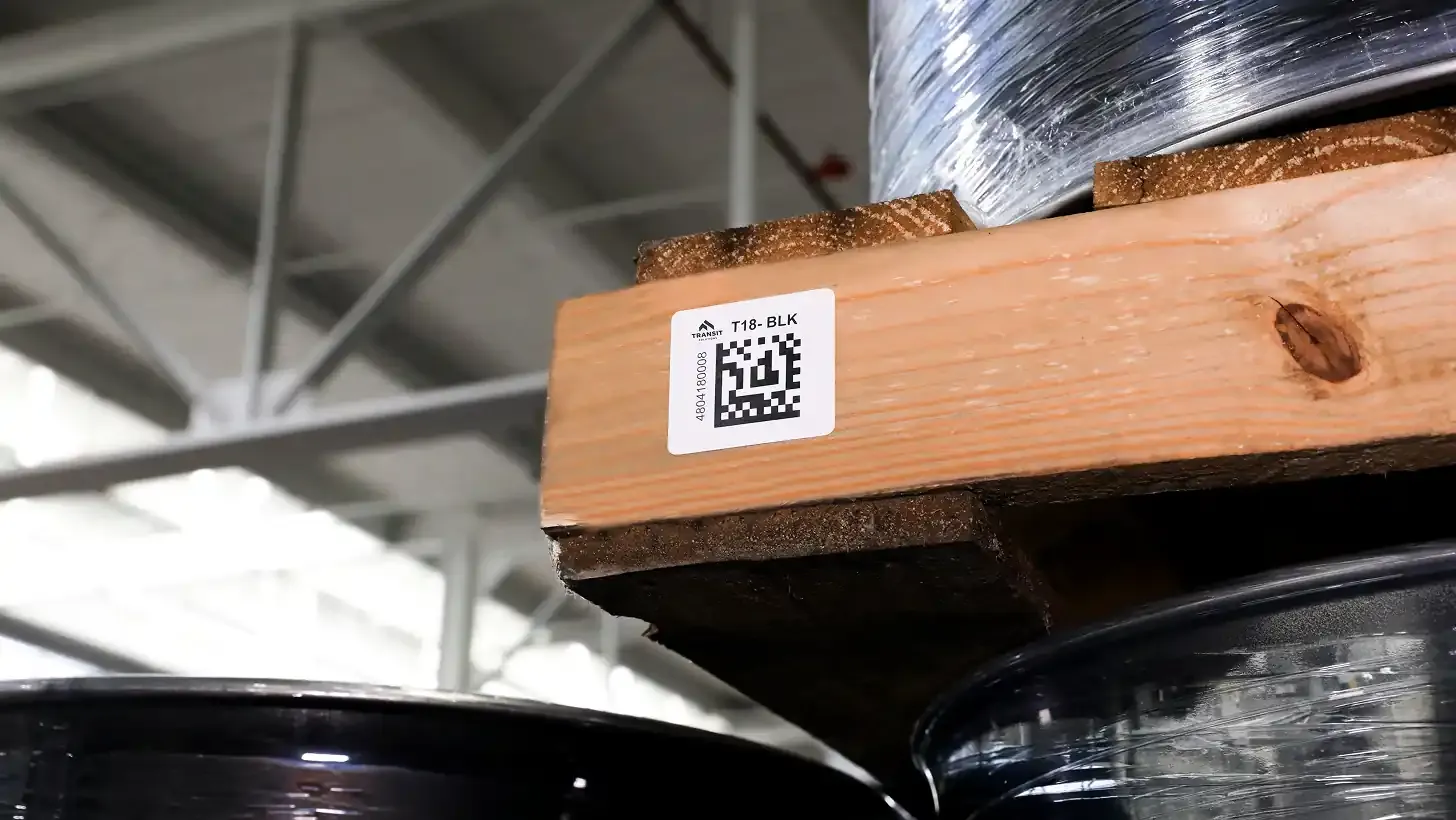 2D barcode LPN labels with QR codes and data matrix formats