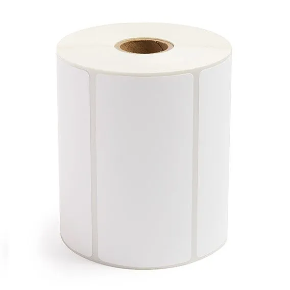 3" x 2" White - Direct Thermal Labels - 1" Core