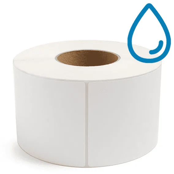 4" x 6" Polypropylene - Thermal Transfer Labels - 3" Core