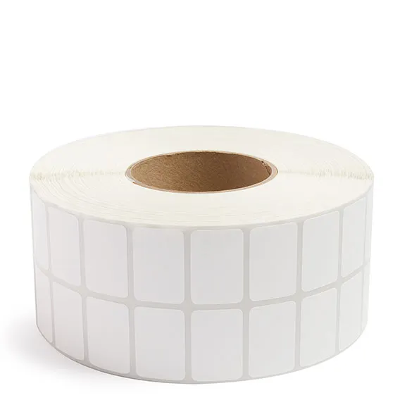 1.5" x 1" (2-Up) Thermal Transfer Labels - 3" Core