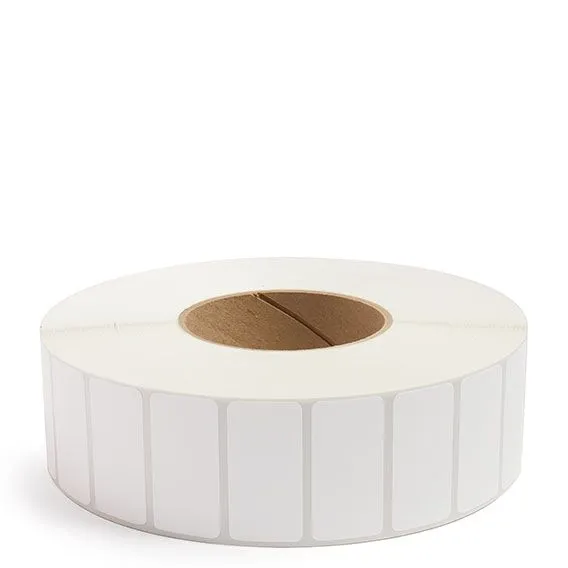 2" x 1" White - Thermal Transfer Labels - 3" Core