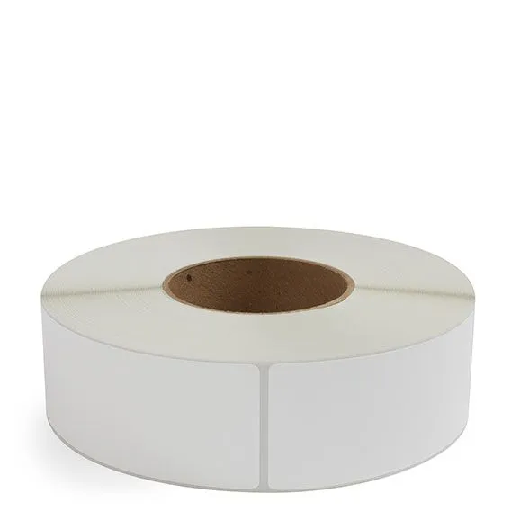 2" x 6" White - Thermal Transfer Labels - 3" Core