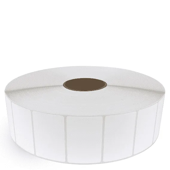 3" x 2" White - Thermal Transfer Labels - 3" Core / 12" Outer Diameter (No Perf)