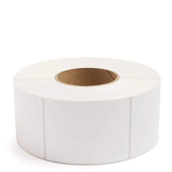 3" x 4" White - Thermal Transfer Labels - 3" Core