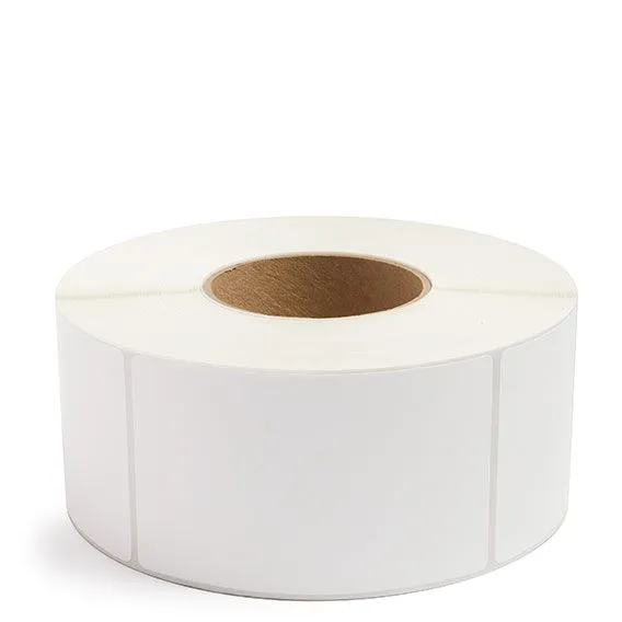 3" x 5" White - Thermal Transfer Labels - 3" Core (No Perf)