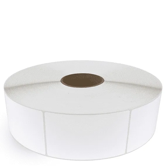 3" x 5" White - Thermal Transfer Labels - 3" Core / 12" Outer Diameter (No Perf)