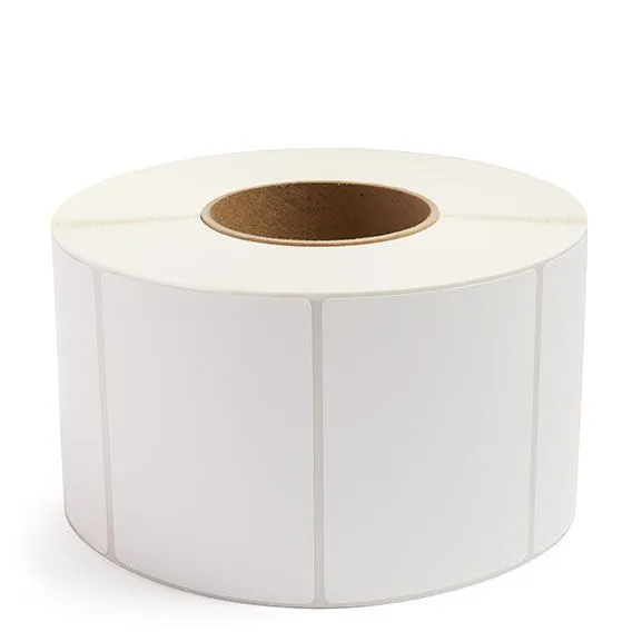 4" x 3" White - Thermal Transfer Labels - 3" Core - Freezer Grade Adhesive