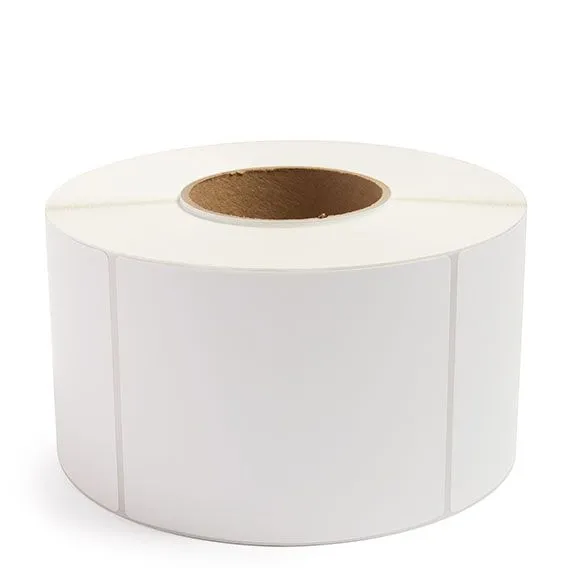 4" x 5" White - Thermal Transfer Labels - 3" Core
