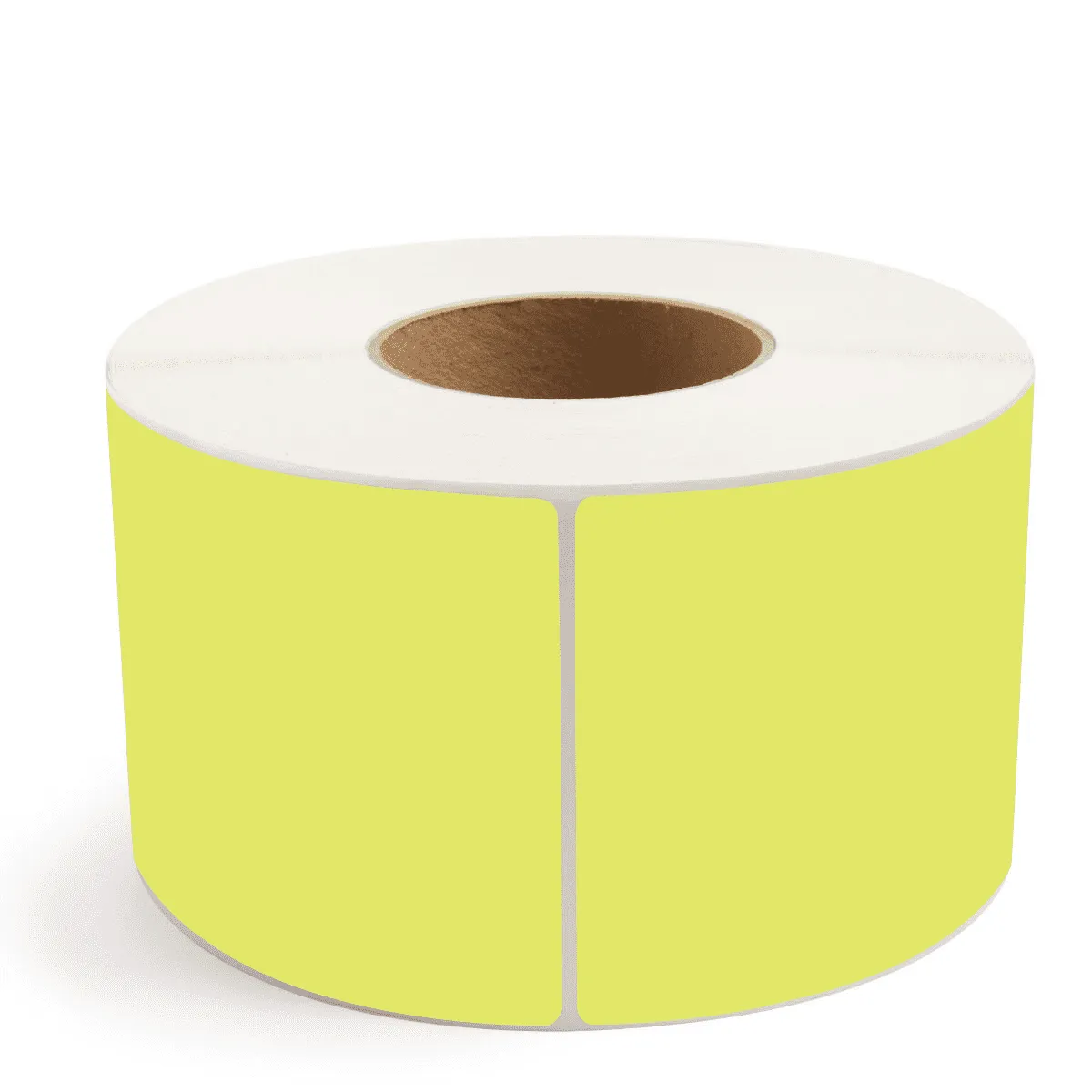 4" x 6" Chartreuse - Thermal Transfer Labels - 3" Core