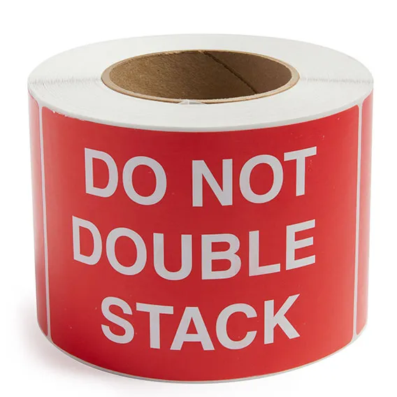 Do Not Double Stack - Preprinted Labels