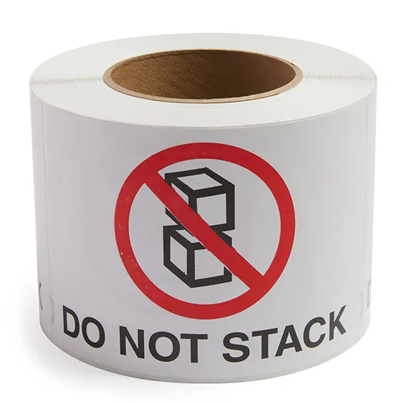 Do Not Stack - Preprinted Labels