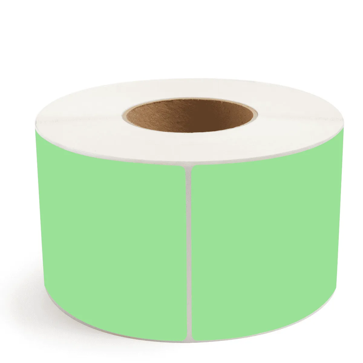 4" x 6" Fluorescent Green - Thermal Transfer Labels - 3" Core