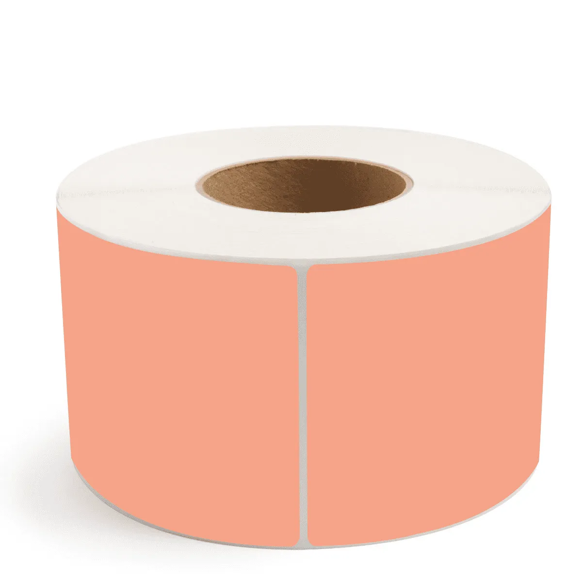 4" x 6" Fluorescent Orange - Thermal Transfer Labels - 3" Core