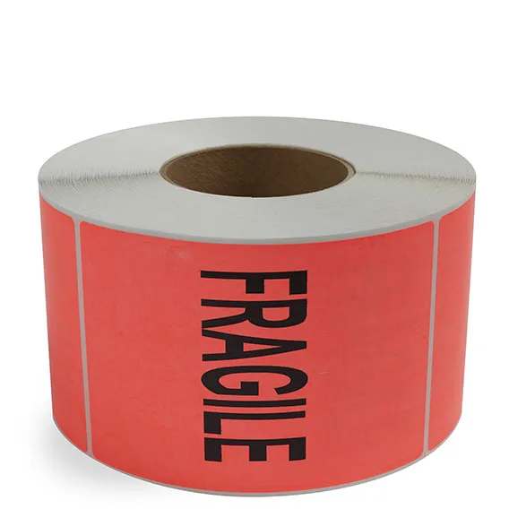 Fragile - Preprinted Labels