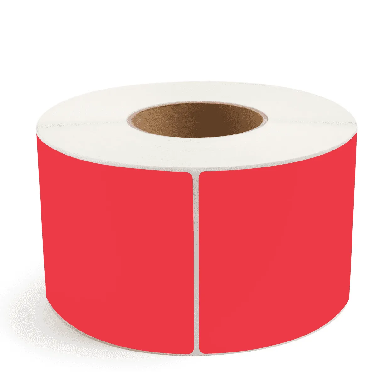 4" x 6" Red - Thermal Transfer Labels - 3" Core