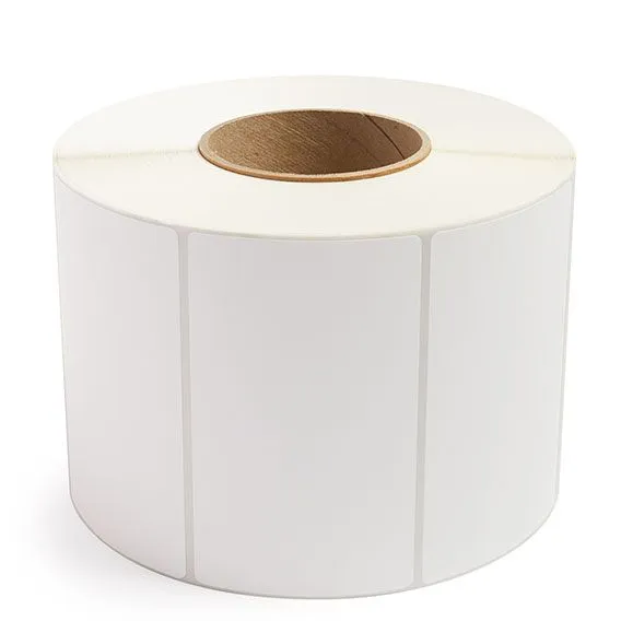 5" x 3" White - Thermal Transfer Labels - 3" Core