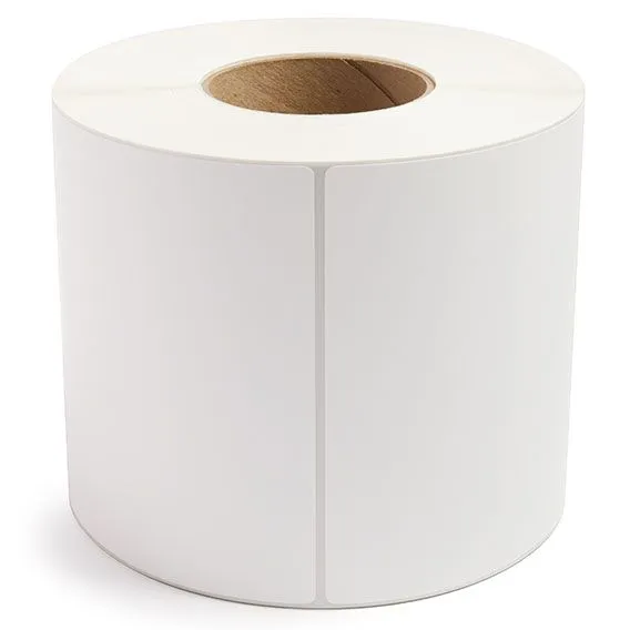 6" x 8" White - Thermal Transfer Labels - 3" Core