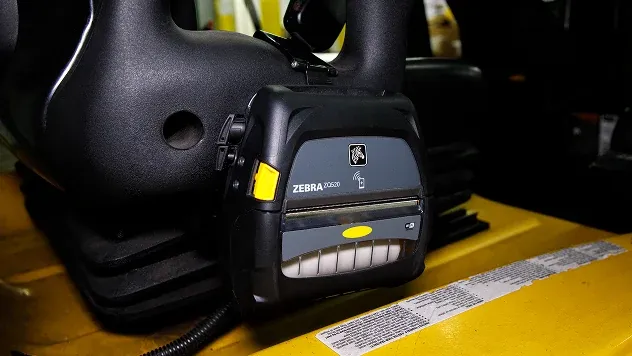 0.75 inch core direct thermal labels with mobile printer setup