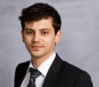 a head shot of Gabe Lake