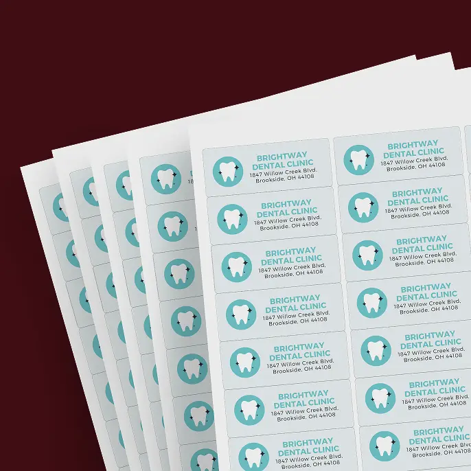 Orange LPN barcode label on cardboard box with hand holding it