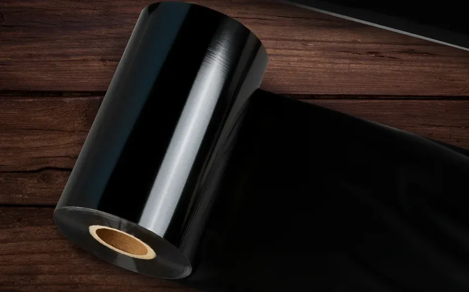 an unrolling wax ribbon