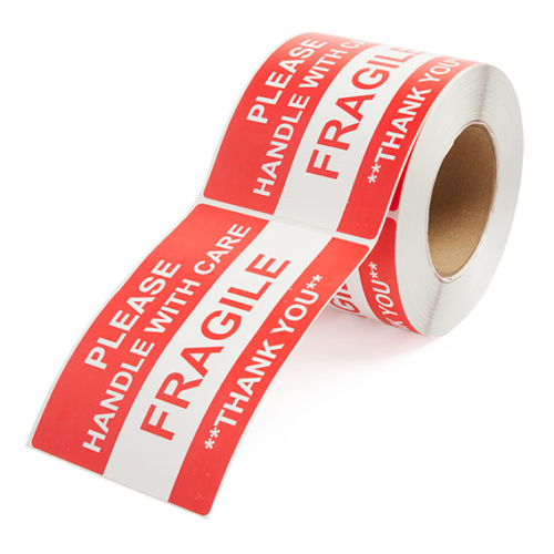 4″ x 6″ Fragile Handle With Care Preprinted Label – Kroy Labels & Ribbons